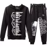 survetement philipp plein homme pas cher qp logo noir